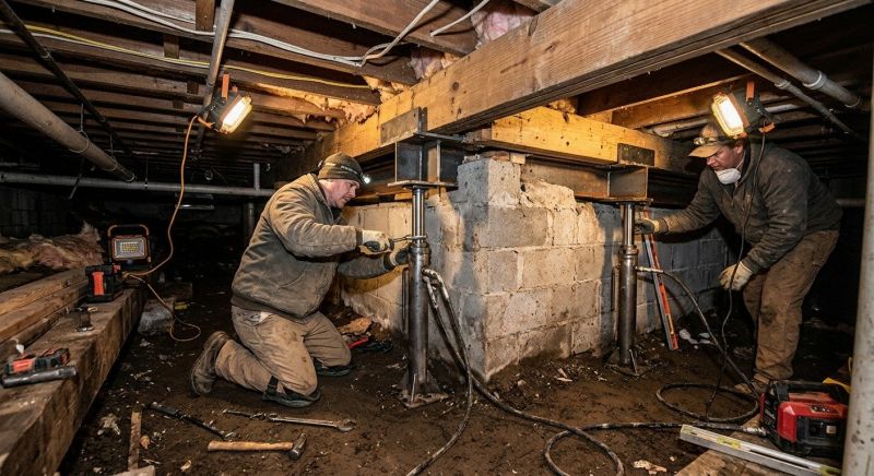 Basement Foundation Repair in Senoia, GA