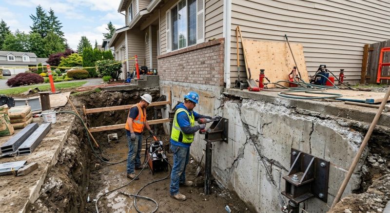 Building Foundation Repair in Brooks, GA