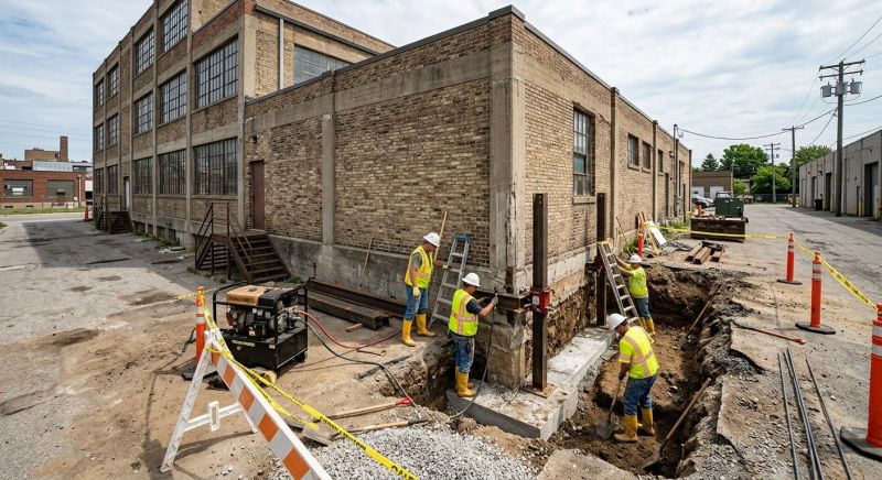 Building Foundation Repair in Williamson, GA