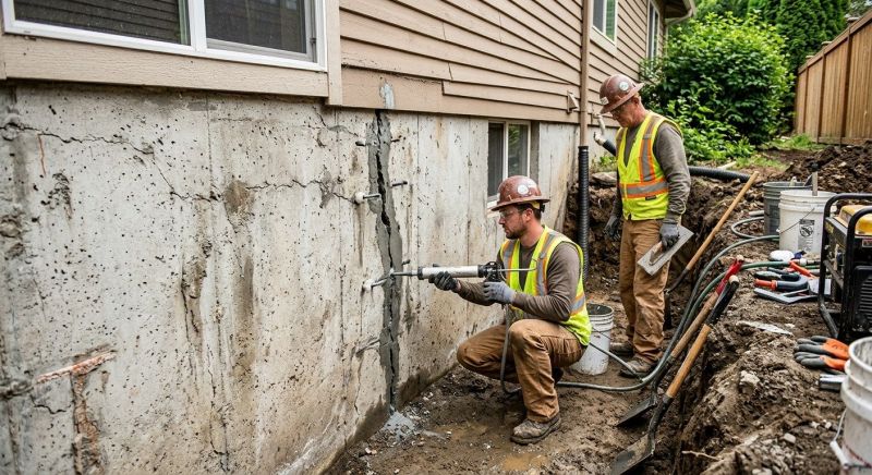 Cracked Foundation Repair in Newnan, GA
