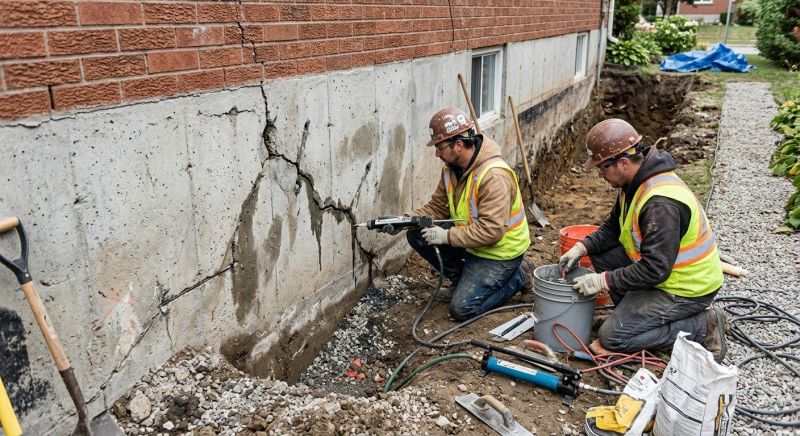 Cracked Foundation Repair in Tyrone, GA
