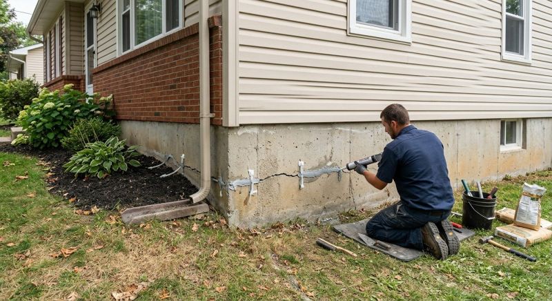 Cracked Foundation Repair in Tyrone, GA