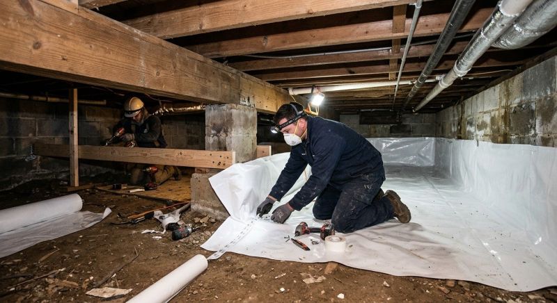 Crawl Space Leveling in Fayetteville, GA