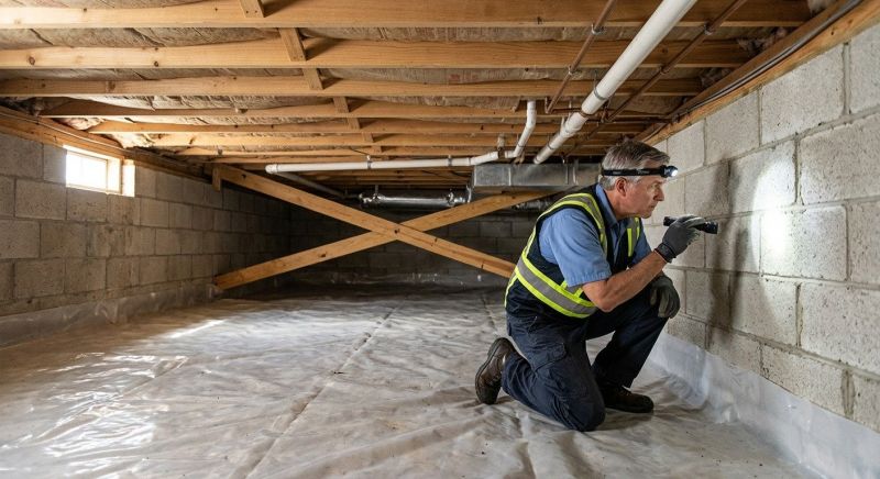 Crawl Space Leveling in Fayetteville, GA