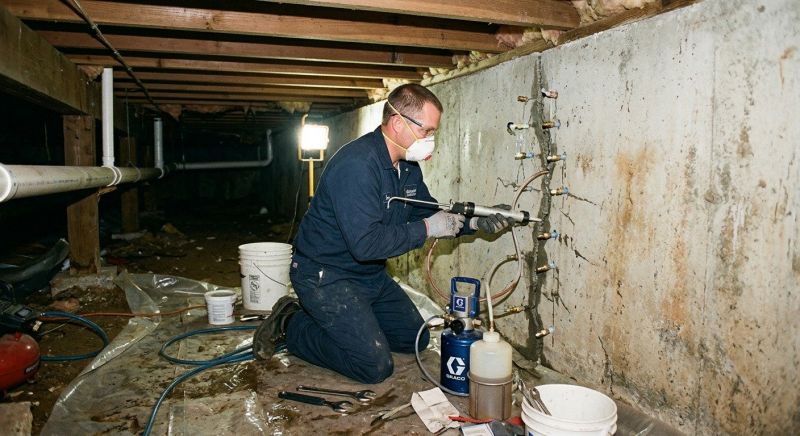 Crawlspace Foundation Repair in Sharpsburg, GA