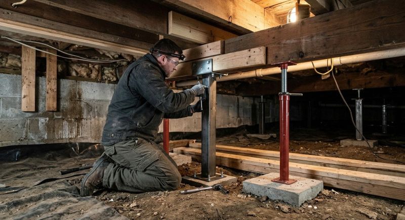 Crawlspace Structural Repair in Fayetteville, GA