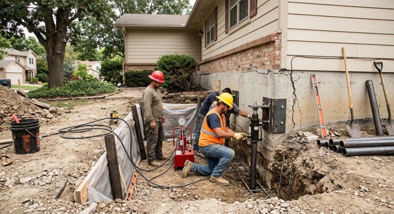 Deep Foundation Repair in Fayetteville, GA