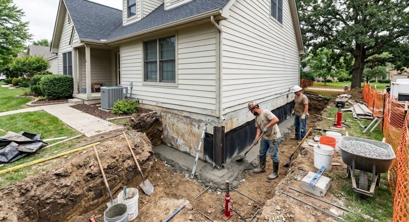 Exterior Foundation Repair in Fayetteville, GA