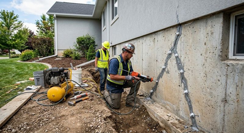 Foundation Crack Repair in Locust Grove, GA