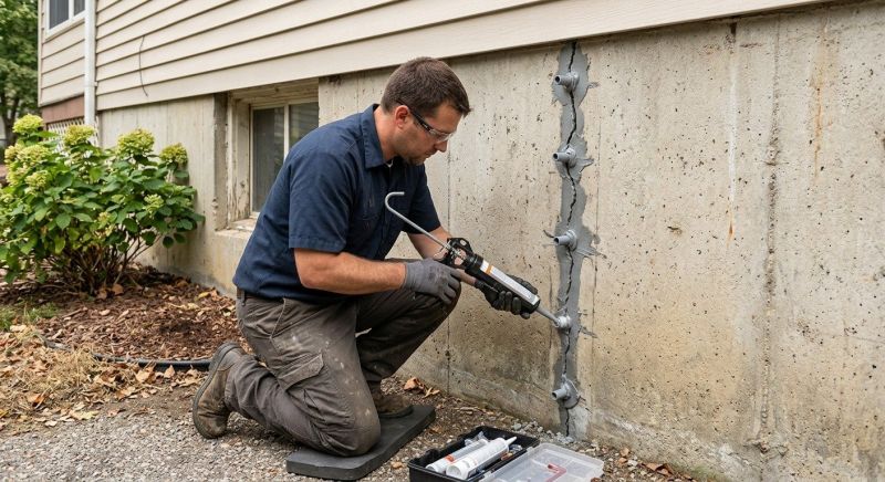 Foundation Crack Sealing in Fayetteville, GA