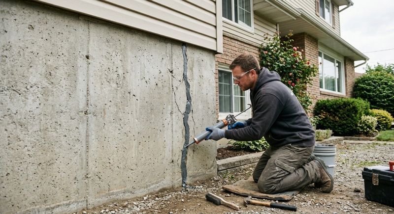 Foundation Crack Sealing in Fayetteville, GA