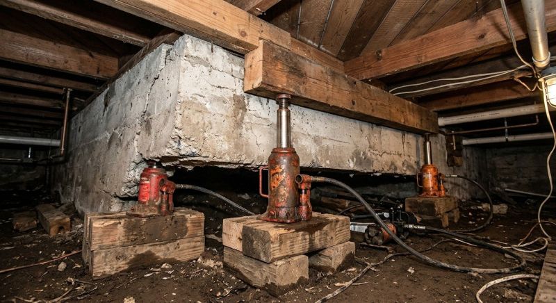 Foundation Jacking in Fayetteville, GA