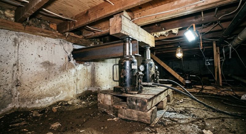 Foundation Jacking in Sharpsburg, GA