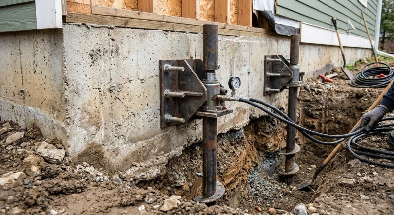 Foundation Pier Leveling in Fayetteville, GA