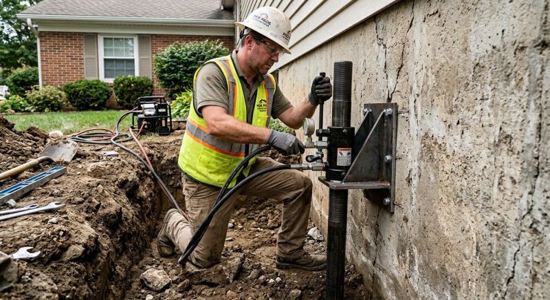 Foundation Releveling in Fayetteville, GA