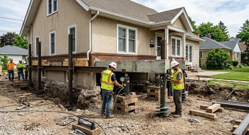 Foundation Releveling in Fayetteville, GA