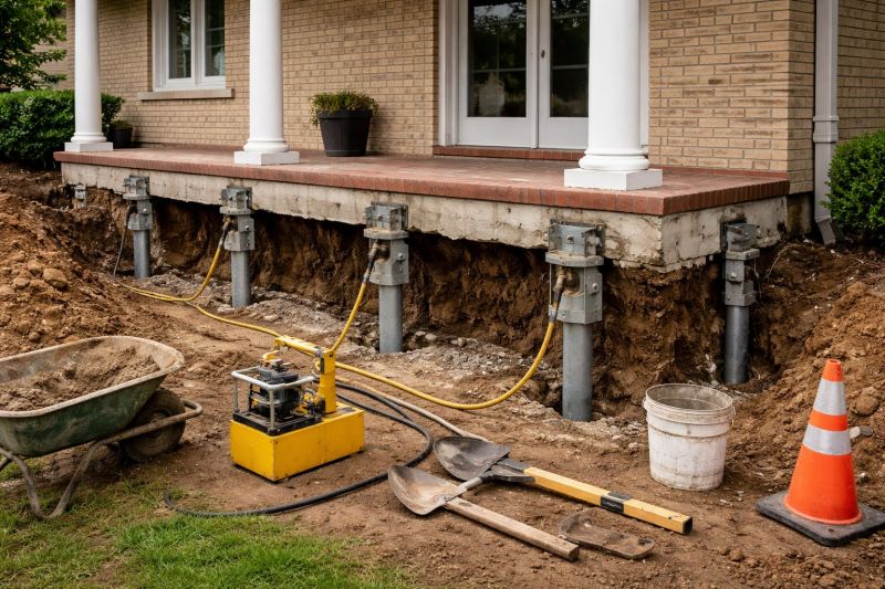 Foundation Stabilizing in Ellenwood, GA