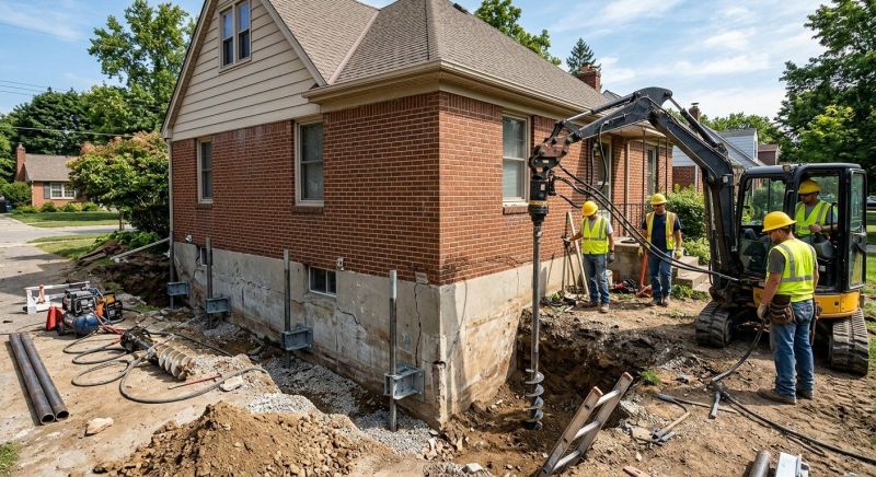 Foundation Stabilizing in Milner, GA