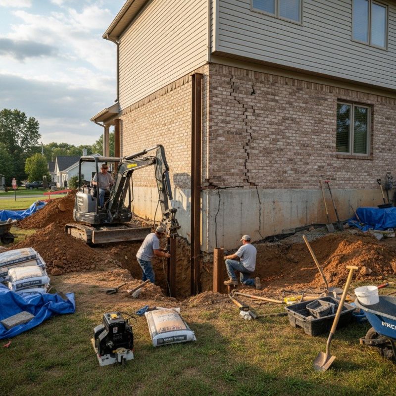 Foundation Structural Repair in Brooks, GA