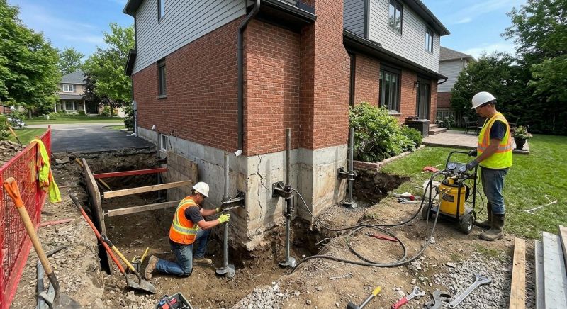 Foundation Underpinning in Fayetteville, GA