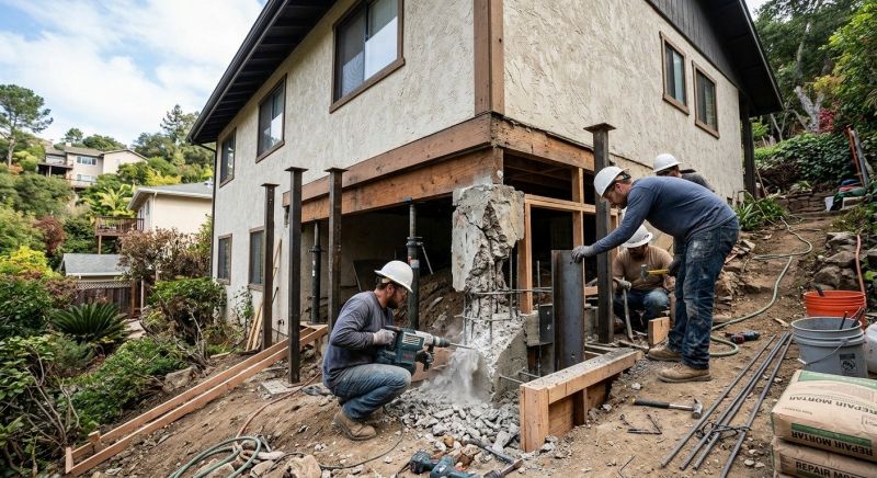 Foundation Underpinning in Fayetteville, GA
