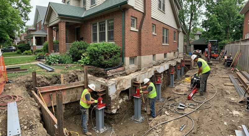 Foundation Underpinning in Fayetteville, GA