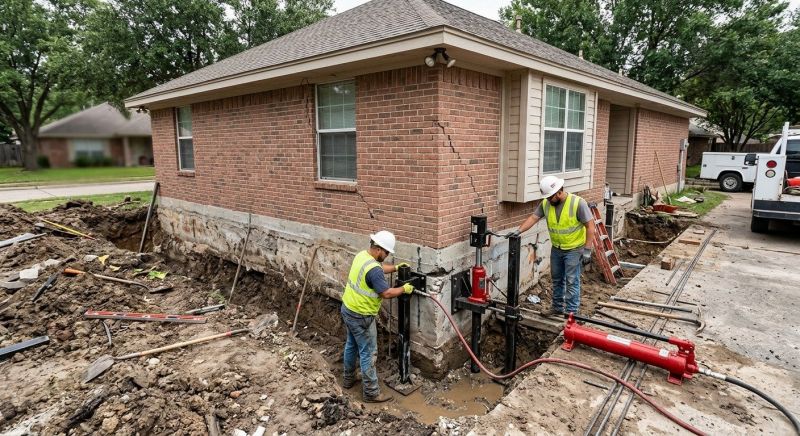 House Foundation Repair in Brooks, GA