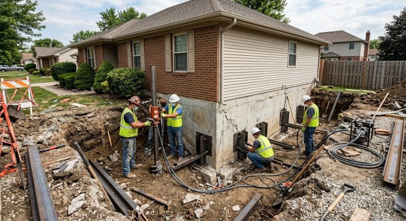 House Foundation Repair in Stockbridge, GA