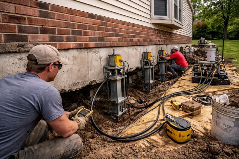 Settling Foundation Service in Williamson, GA