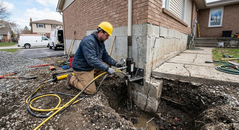 Sinking Foundation Repair in Fairburn, GA