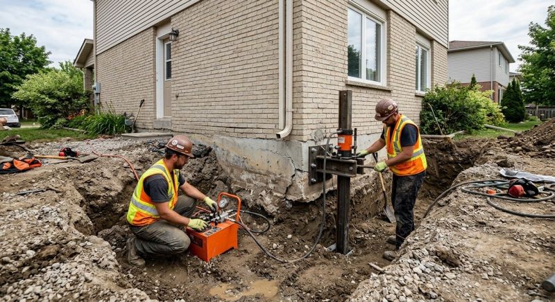 Sinking Foundation Repair in Hampton, GA