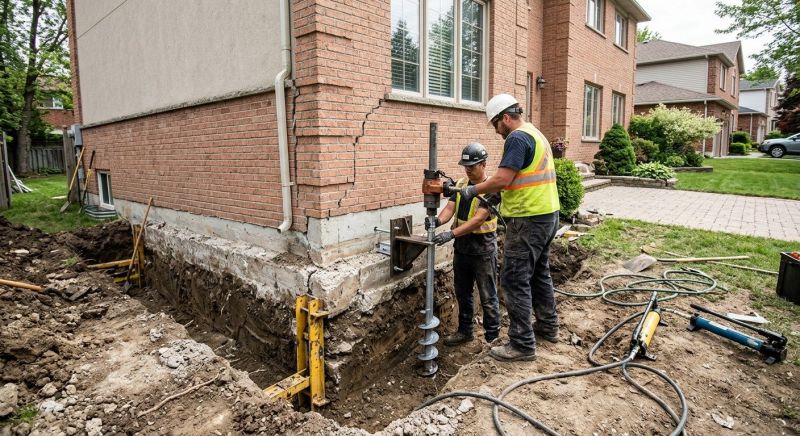 Sinking Foundation Repair in Lovejoy, GA