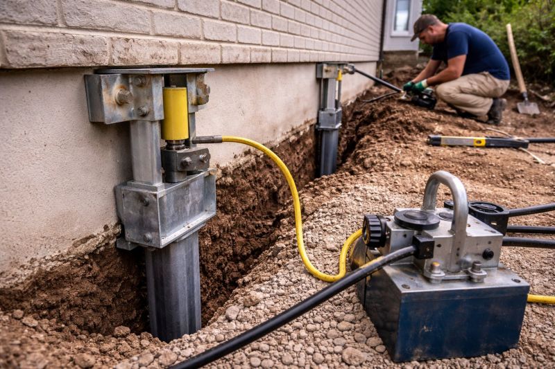 Sinking Foundation Repair in Lovejoy, GA